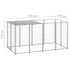 Chenil Argenté 2,42 m² Acier   