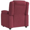 Fauteuil de massage inclinable Rouge bordeaux Tissu 