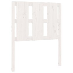 Tête de lit Blanc 80,5x4x100 cm Bois massif de pin 
