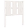 Tête de lit Blanc 80,5x4x100 cm Bois massif de pin 