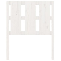 Tête de lit Blanc 80,5x4x100 cm Bois massif de pin 