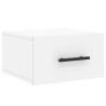 Tables de chevet murales 2 pcs blanc 35x35x20 cm 