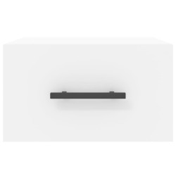 Tables de chevet murales 2 pcs blanc 35x35x20 cm 