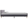 Cadre de lit Gris clair Tissu 180 x 200 cm 