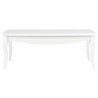 Table basse Blanc 110x60x40 cm Bois de pin massif 