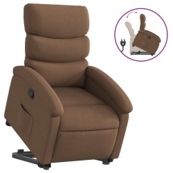 Fauteuil inclinable Marron Tissu 