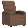 Fauteuil inclinable Marron Tissu 