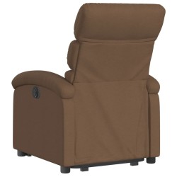 Fauteuil inclinable Marron Tissu 