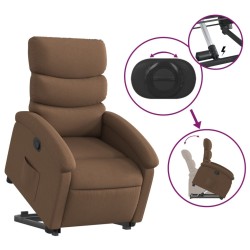 Fauteuil inclinable Marron Tissu 