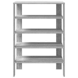 Étagère à chaussures sonoma gris 60x30x98 cm bois d'ingénierie 