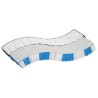 Matelas à ressorts ensachés dureté moyenne 140x190 cm 
