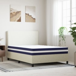 Matelas à ressorts ensachés dureté moyenne 140x190 cm 