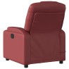 Fauteuil de massage inclinable Rouge bordeaux Similicuir 