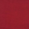 Repose-pied Rouge bordeaux 60x60x36 cm Velours 
