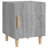 Table de chevet Sonoma gris Bois d'ingénierie 