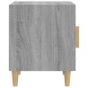 Table de chevet Sonoma gris Bois d'ingénierie 