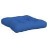 Coussins de palette lot de 3 bleu royal tissu 