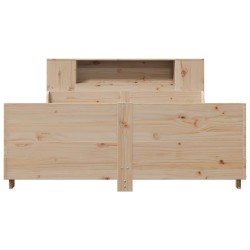 Cadre de lit sans matelas 120x190 cm bois de pin massif 