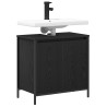 Meuble vasque de salle de bain noir 60x34,5x60 cm 