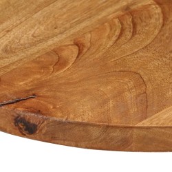 Dessus de table Ø 70x3,8 cm rond bois de manguier massif 