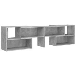Meuble TV Gris béton 149x30x52 cm Bois d'ingénierie 