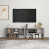 Meuble TV Gris béton 149x30x52 cm Bois d'ingénierie 