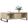 Table basse chêne sonoma 104x60x35 cm bois d'ingénierie 