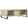 Table basse chêne sonoma 104x60x35 cm bois d'ingénierie 