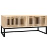 Table basse 80x40x35 cm Bois d'ingénierie et fer 