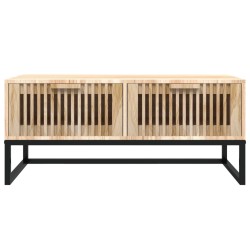 Table basse 80x40x35 cm Bois d'ingénierie et fer 
