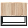 Table basse 80x40x35 cm Bois d'ingénierie et fer 
