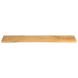 Dessus de table 160x40x2,5 cm bord vivant bois massif manguier 