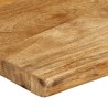 Dessus de table 160x40x2,5 cm bord vivant bois massif manguier 
