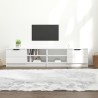 Meubles TV 2 pcs Blanc brillant 80x35x36,5 cm Bois d'ingénierie 