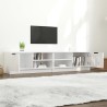 Meubles TV 2 pcs Blanc brillant 80x35x36,5 cm Bois d'ingénierie 