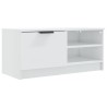 Meubles TV 2 pcs Blanc brillant 80x35x36,5 cm Bois d'ingénierie 