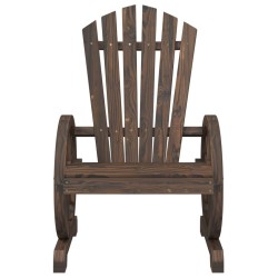 Chaises de jardin Adirondack lot de 4 bois de sapin massif 
