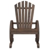 Chaises de jardin Adirondack lot de 4 bois de sapin massif 