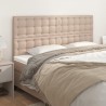 Têtes de lit 4 pcs Cappuccino 100x5x78/88 cm Similicuir 