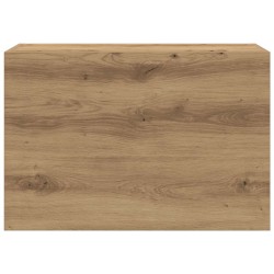 Armoire murale de bain chêne artisanal bois d'ingénierie 