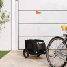 Remorque de vélo pour animaux de compagnie noir 