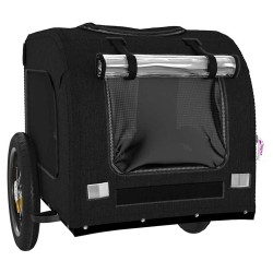 Remorque de vélo pour animaux de compagnie noir 