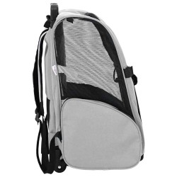 Chariot pour animaux de compagnie 3 en 1 Gris 48 x 32 x 57 cm Tissu Oxford 