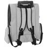 Chariot pour animaux de compagnie 3 en 1 Gris 48 x 32 x 57 cm Tissu Oxford 