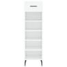 Armoire à chaussures blanc 30x35x105 cm bois d'ingénierie 