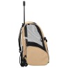 Chariot pour animaux de compagnie 3 en 1 Design Sable 48 x 32 x 57 cm Tissu Oxford 