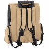 Chariot pour animaux de compagnie 3 en 1 Design Sable 48 x 32 x 57 cm Tissu Oxford 
