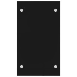 Portant de bois de chauffage Noir 40x35x60 cm Verre 