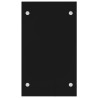 Portant de bois de chauffage Noir 40x35x60 cm Verre 