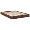 Cadre de lit sans matelas chêne marron 120x190 cm 